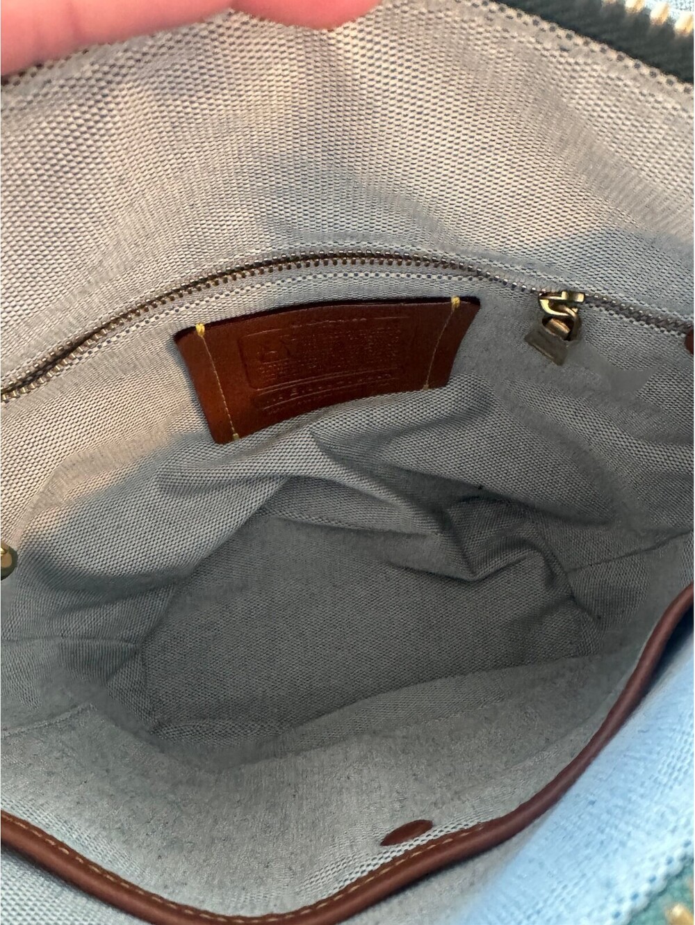 Coach 1941 Archive Duffle 20 Forest Green Glovetanned Leather Crossbody 78804 - Picture 5 of 8